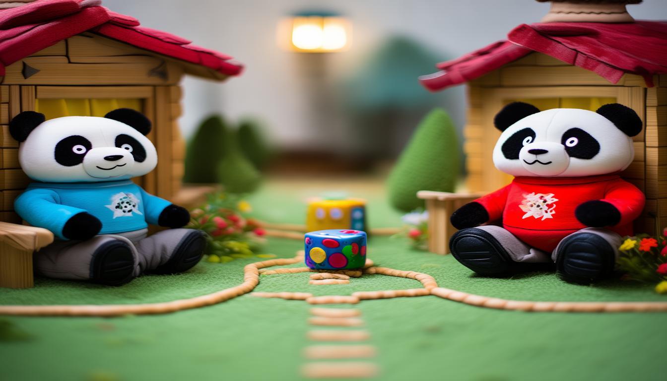 幼儿游戏新玩法，熊猫挖笋和抽牌凑数你玩过吗？