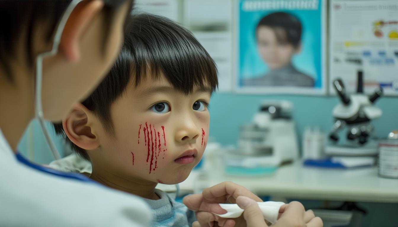 幼儿流鼻血止血_幼儿止鼻血视频_