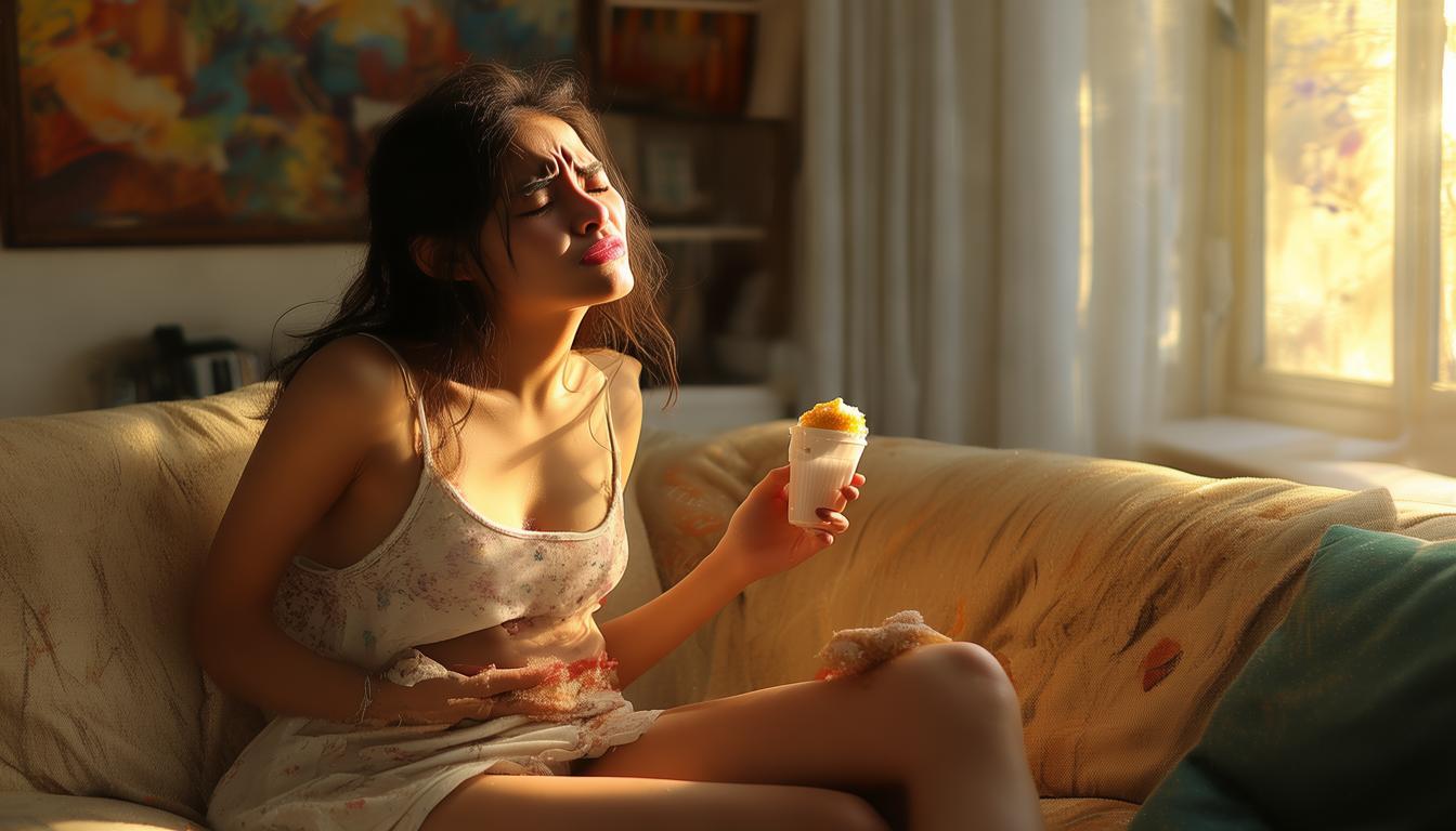 例假期间嘴馋吃什么零食好__来姨妈嘴馋吃了会胖吗